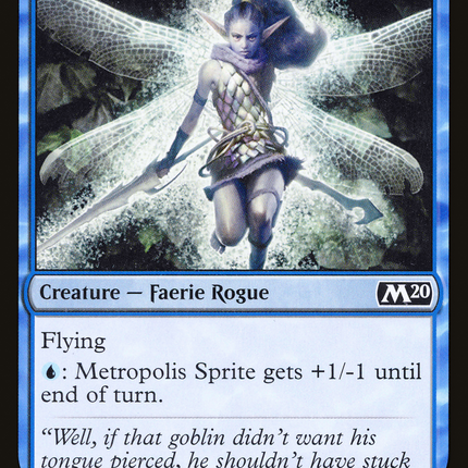Metropolis Sprite (M20-066) - Core Set 2020 Foil