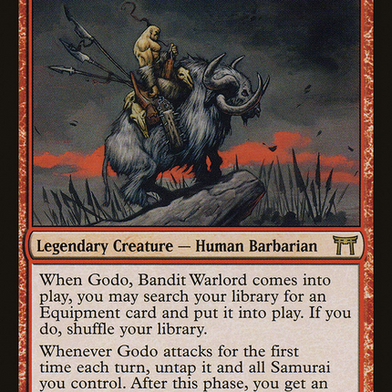 Godo, Bandit Warlord (CHK-169) - Champions of Kamigawa
