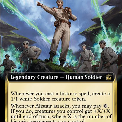 Alistair, the Brigadier (WHO-401) - Doctor Who: (Extended Art) Foil