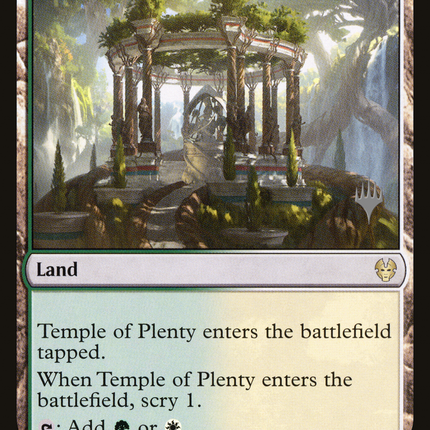 Temple of Plenty (PPTHB-248) - Theros Beyond Death Promos Foil