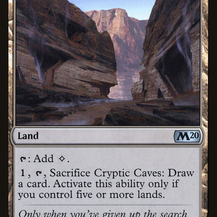 Cryptic Caves (M20-244) - Core Set 2020