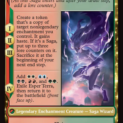 Terra, Magical Adept // Esper Terra (FIN-511) - FINAL FANTASY: (enchantment, Extended Art) Foil