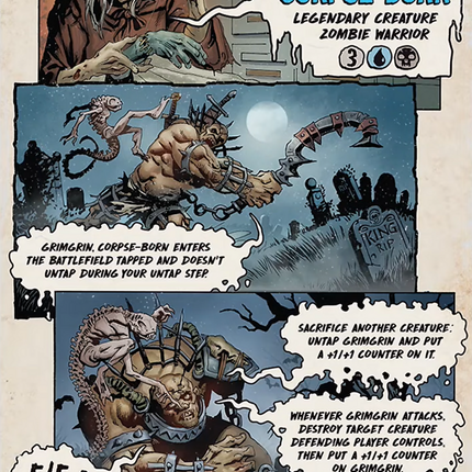 Grimgrin, Corpse-Born // Grimgrin, Corpse-Born (SLD-1461) - Secret Lair Drop: (Full Art) (Borderless)