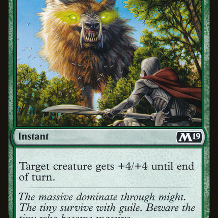 Titanic Growth (M19-205) - Core Set 2019 Foil