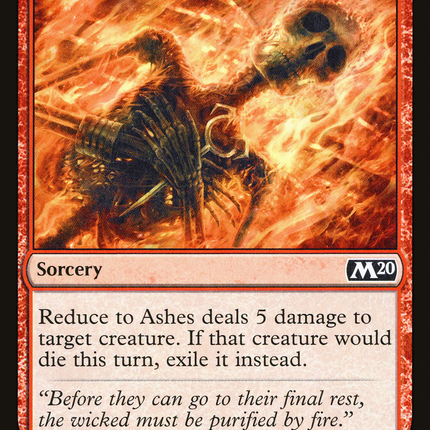 Reduce to Ashes (M20-155) - Core Set 2020