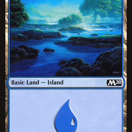 Island (M20-265) - Core Set 2020 Foil