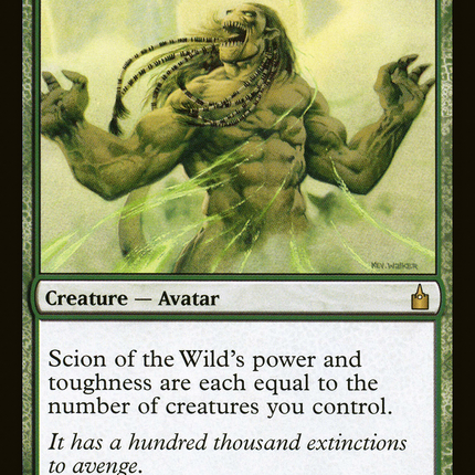 Scion of the Wild (RAV-182) - Ravnica: City of Guilds Foil