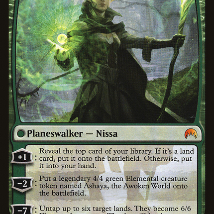 Nissa, Vastwood Seer // Nissa, Sage Animist (ORI-189) - Magic Origins: (originpwdfc)