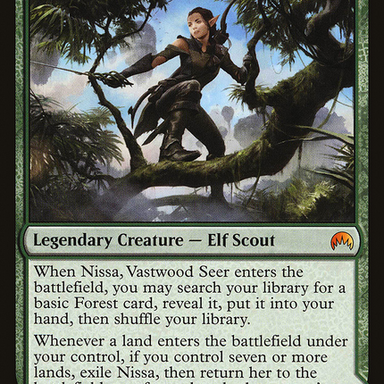 Nissa, Vastwood Seer // Nissa, Sage Animist (ORI-189) - Magic Origins: (originpwdfc)