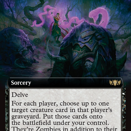 Afterlife from the Loam (TDC-065) - Commander: Tarkir: Dragonstorm: (Extended Art)