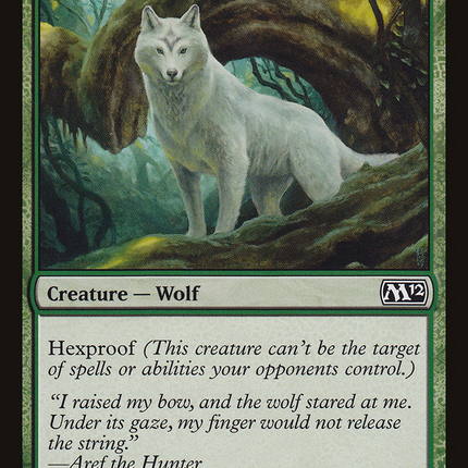 Sacred Wolf (M12-194) - Magic 2012 Foil