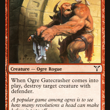 Ogre Gatecrasher (DIS-067) - Dissension Foil