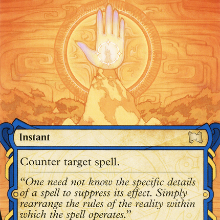 Counterspell (STA-015) - Strixhaven Mystical Archive: (Showcase) (Borderless) Foil