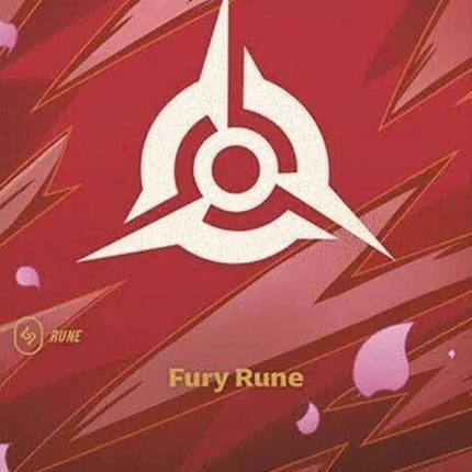 Fury Rune (R01b) Spiritforged - Riftbound Organized Play Promotional Cards Foil